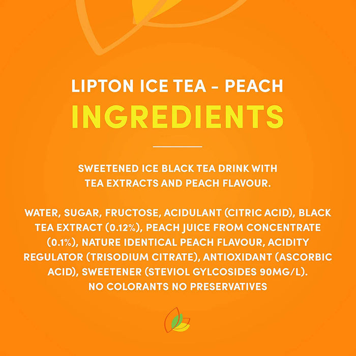 Lipton Peach Ice Tea Soft Drink - 24 X 230ML — additional view | Addtocart Dubai UAE