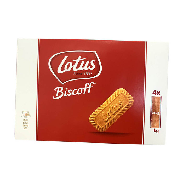 Lotus Biscoff Wrapped Biscuits, 10 X 250G - 1 Carton of 10 Pieces | Addtocart Dubai UAE