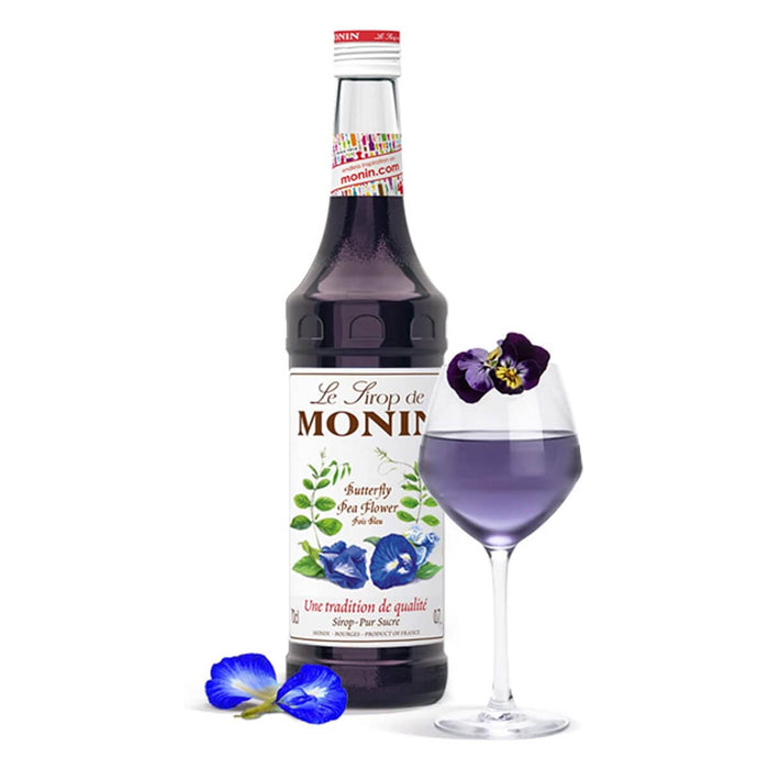 Monin Butterfly Pea Syrup colour changing drink UAE