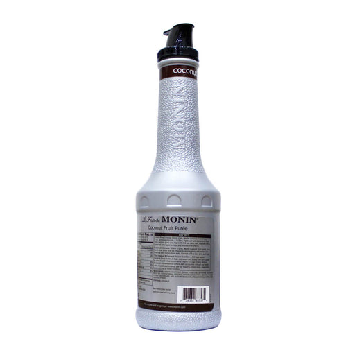 Monin Coconut Fruit Mix Puree 1LTR back label UAE
