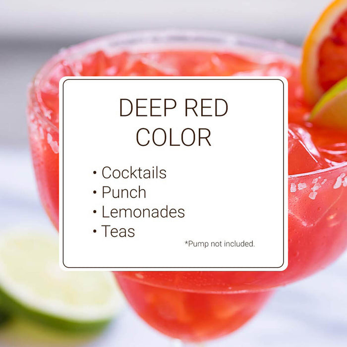 Monin Hibiscus Syrup 700ML side view UAE