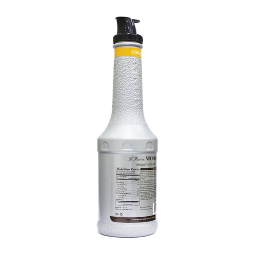 Monin Mango Fruit Mix Puree 1LTR back label UAE