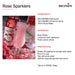 Rose Sparkler drink made with Monin Rose Syrup