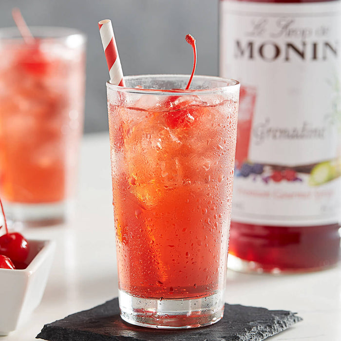 Monin Grenadine Syrup bottle detail UAE