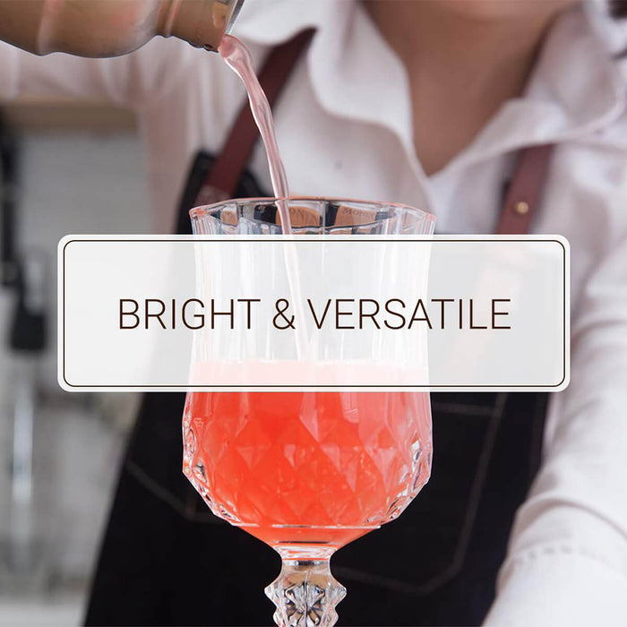 Monin Grenadine Syrup label close up UAE