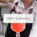 Monin Grenadine Syrup label close up UAE