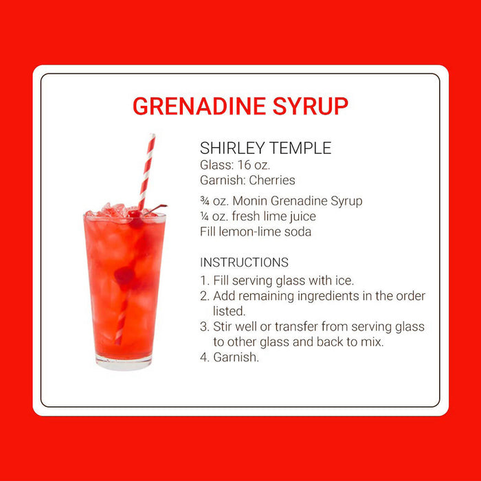 Monin Grenadine Syrup serve suggestion UAE