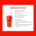 Monin Grenadine Syrup serve suggestion UAE