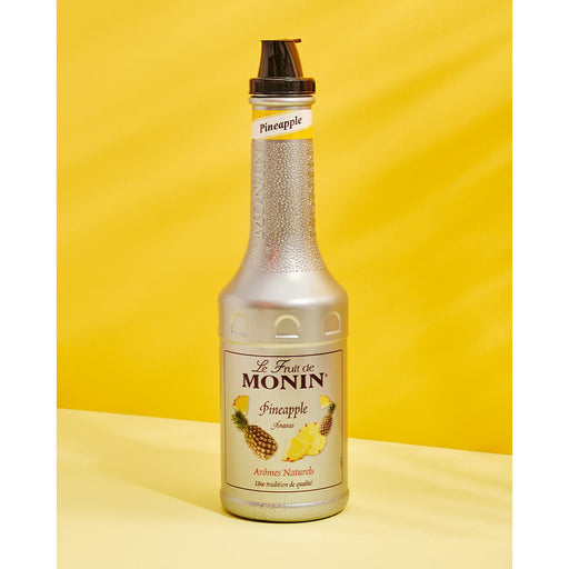 Monin Pineapple Puree 1LTR bottle detail UAE