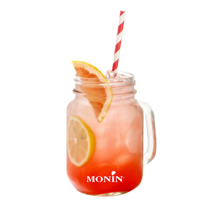 Monin Pink Grapefruit Syrup 700ML front view UAE