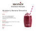 Banana Smoothie made with Monin Banana Puree