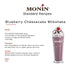 Blueberry Cheesecake Milkshake made with Monin Blueberry Puree