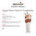 Popcorn Milkshake made with Monin Popcorn Syrup