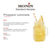 Pineapple Coco drink made with Monin Pineapple Puree