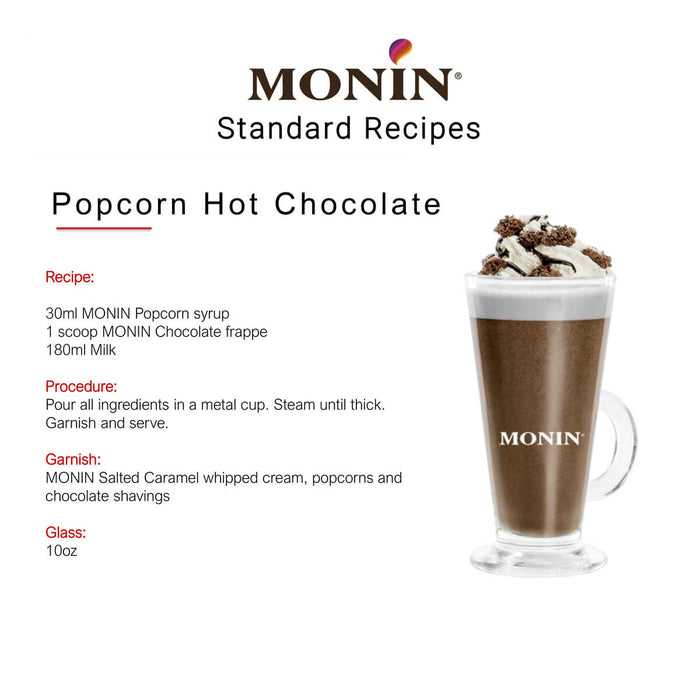 Monin Chocolate Frappe Powder - 2KG — popcorn hot chocolate recipe | Addtocart Dubai UAE