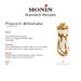 Popcorn Milkshake made with Monin Vanilla Frappe Powder