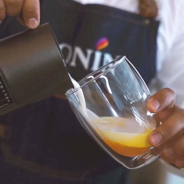 Monin Saffron Syrup 700ML front view UAE