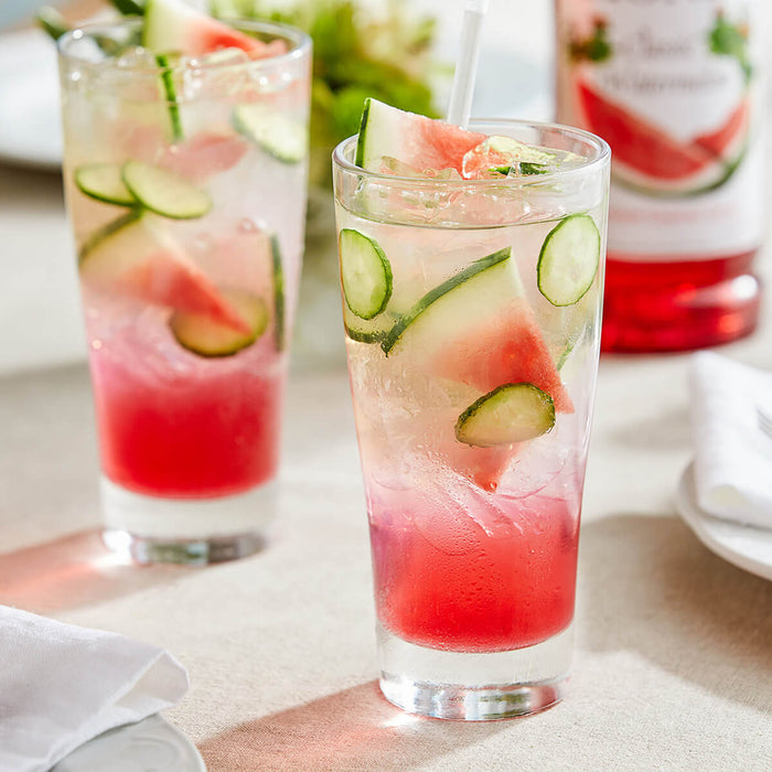 Monin Watermelon Syrup bottle detail UAE