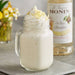 Monin White Chocolate Syrup bottle detail UAE