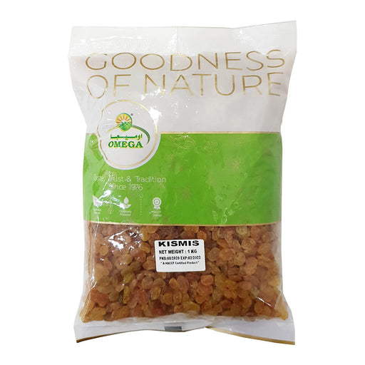 Omega Raisins Golden - 1KG | Addtocart Dubai UAE