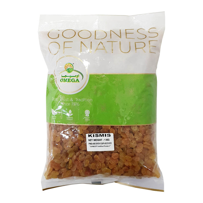 Omega Raisins Golden - 1KG | Addtocart Dubai UAE