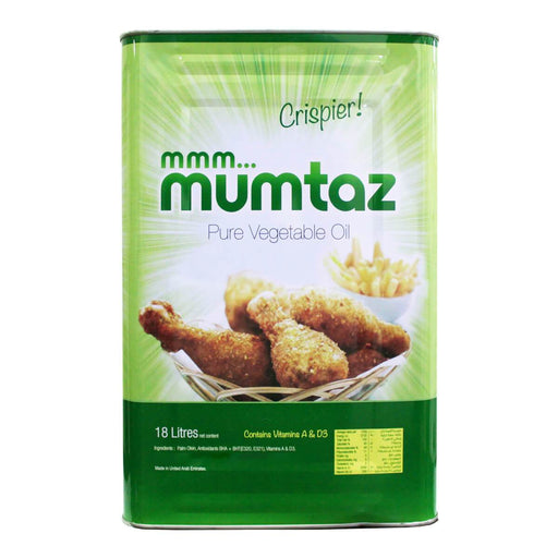 Mumtaz Pure Vegetable Cooking Oil, UAE - 18LTR | Addtocart Dubai UAE
