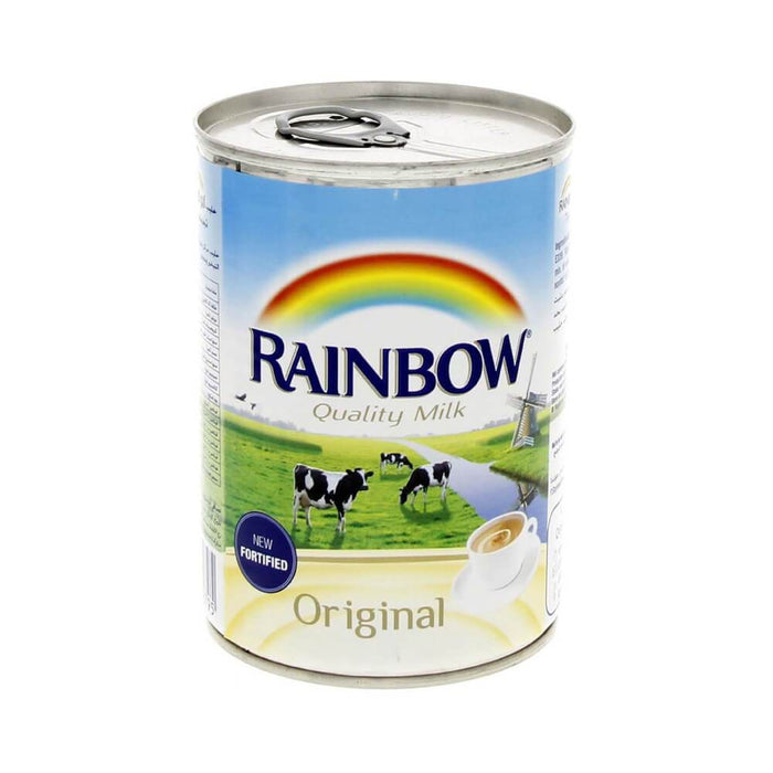 Rainbow Milk Evaporated - 410G | Addtocart Dubai UAE