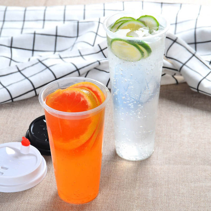 Bubbly Hard Cups Regular, Diameter 90MM, 500ML - Pack of 25 Cups — additional view | Addtocart Dubai UAE