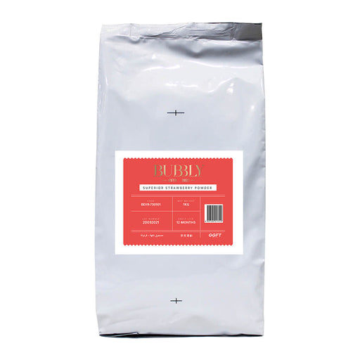 Bubbly Superior Strawberry Powder for Beverage - 1KG | Addtocart Dubai UAE