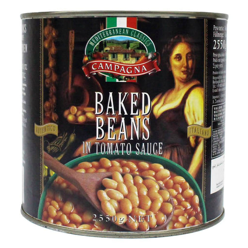 Campagna Baked Beans in Tomato Sauce, Italy - 2.55KG | Addtocart Dubai UAE