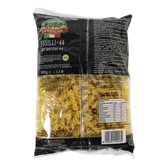 Campagna Fusilli #44, Italy - 500G — additional view | Addtocart Dubai UAE