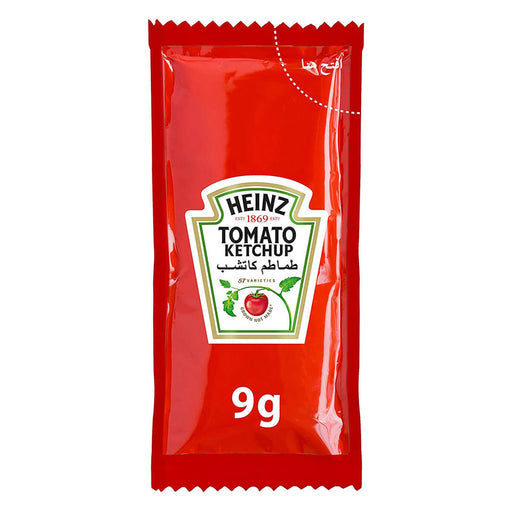 Heinz Tomato Ketchup Sachet - 1,000 X 9G | Addtocart Dubai UAE