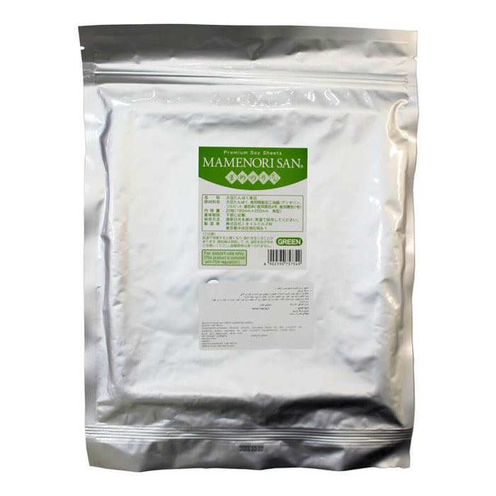 J Oil Mills Soy Sheet Mamenori Green Japan 20 Sheets UAE