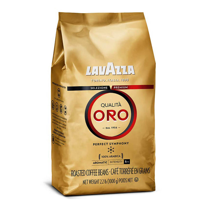Lavazza Oro Gold Coffee Beans bag detail UAE