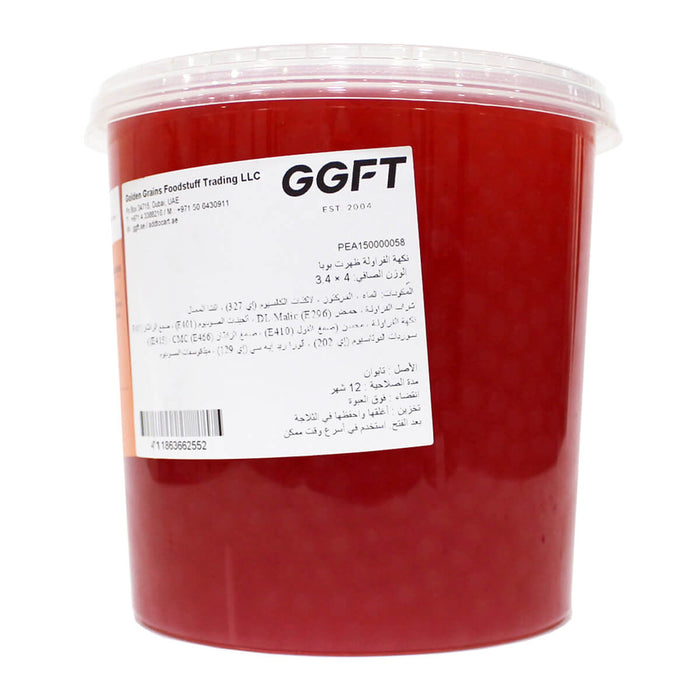 High Tea Strawberry Popping Boba 3.4KG side view
