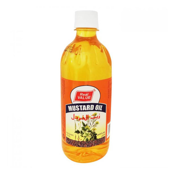 Real Value Mustard Oil - 475ML | Addtocart Dubai UAE