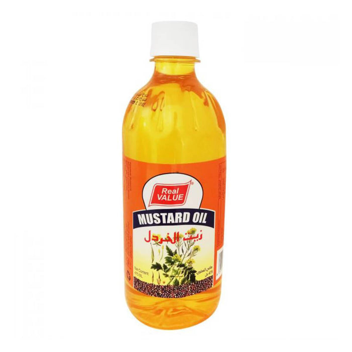 Real Value Mustard Oil - 475ML | Addtocart Dubai UAE