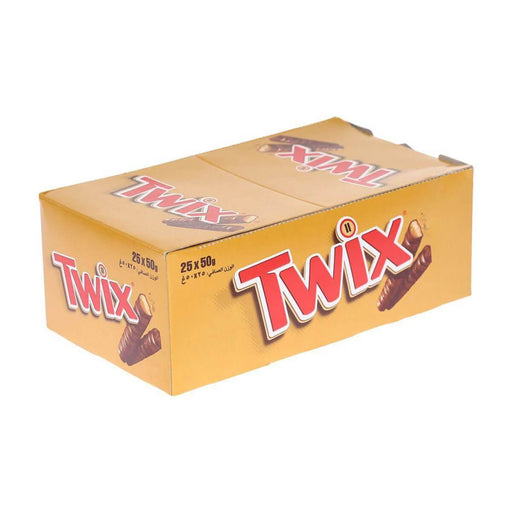 Twix Chocolate Bars - 25 X 50G | Addtocart Dubai UAE