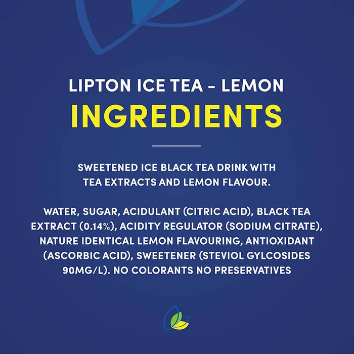 Lipton Lemon Ice Tea Soft Drink - 24 X 320ML — additional view | Addtocart Dubai UAE