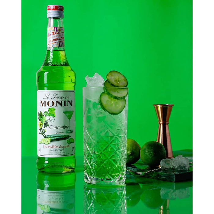 Monin Cucumber Syrup 700ML front view UAE