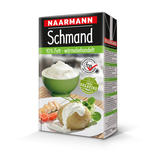 Naarmann Sour Cream 10%, Germany - 1LTR | Addtocart Dubai UAE