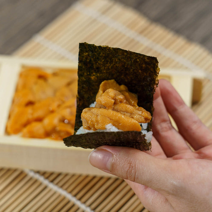 GGFT Sea Urchin Sashimi Grade Uni, Ready to Eat, Japan - 80G — additional view | Addtocart Dubai UAE