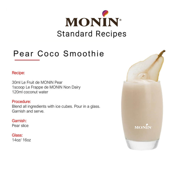 Pear cocktail made with Monin Williams Pear Puree | Addtocart Dubai UAE